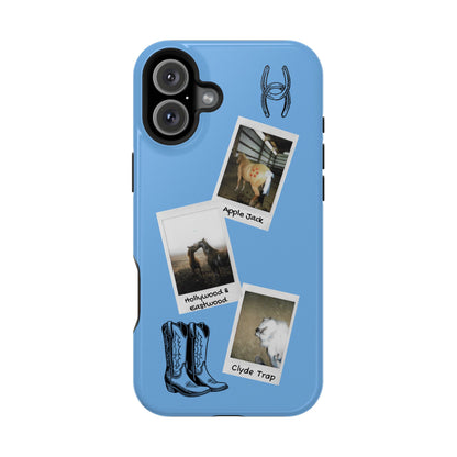 Western Polaroid Phone Case — Magnetic Impact-Resistant Protective Cover