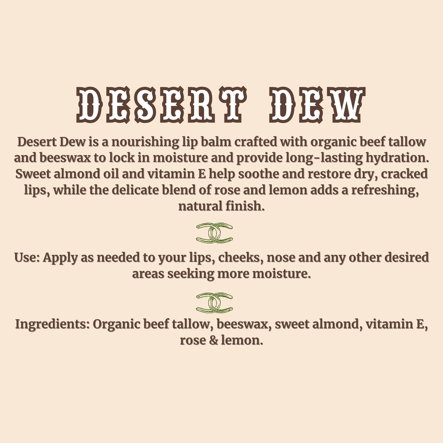 Desert Dew (Natural Lip Balm)