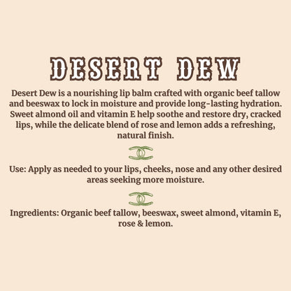 Desert Dew (Natural Lip Balm)