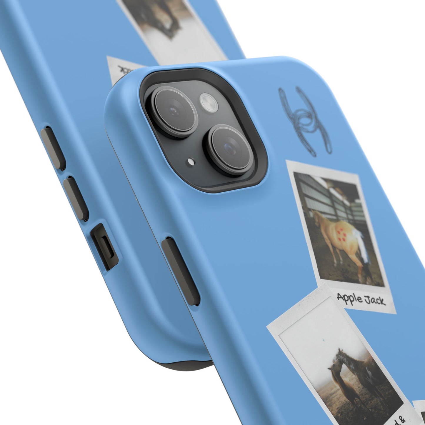Western Polaroid Phone Case — Magnetic Impact-Resistant Protective Cover