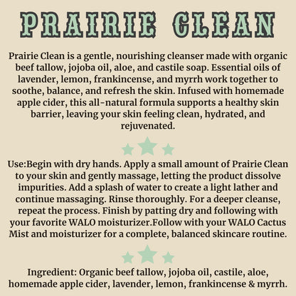Prairie Clean (Natural Face Wash)
