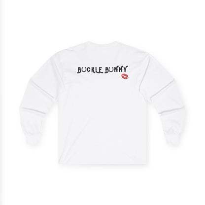 Ultra Cotton Long Sleeve Tee - Buckle Bunny