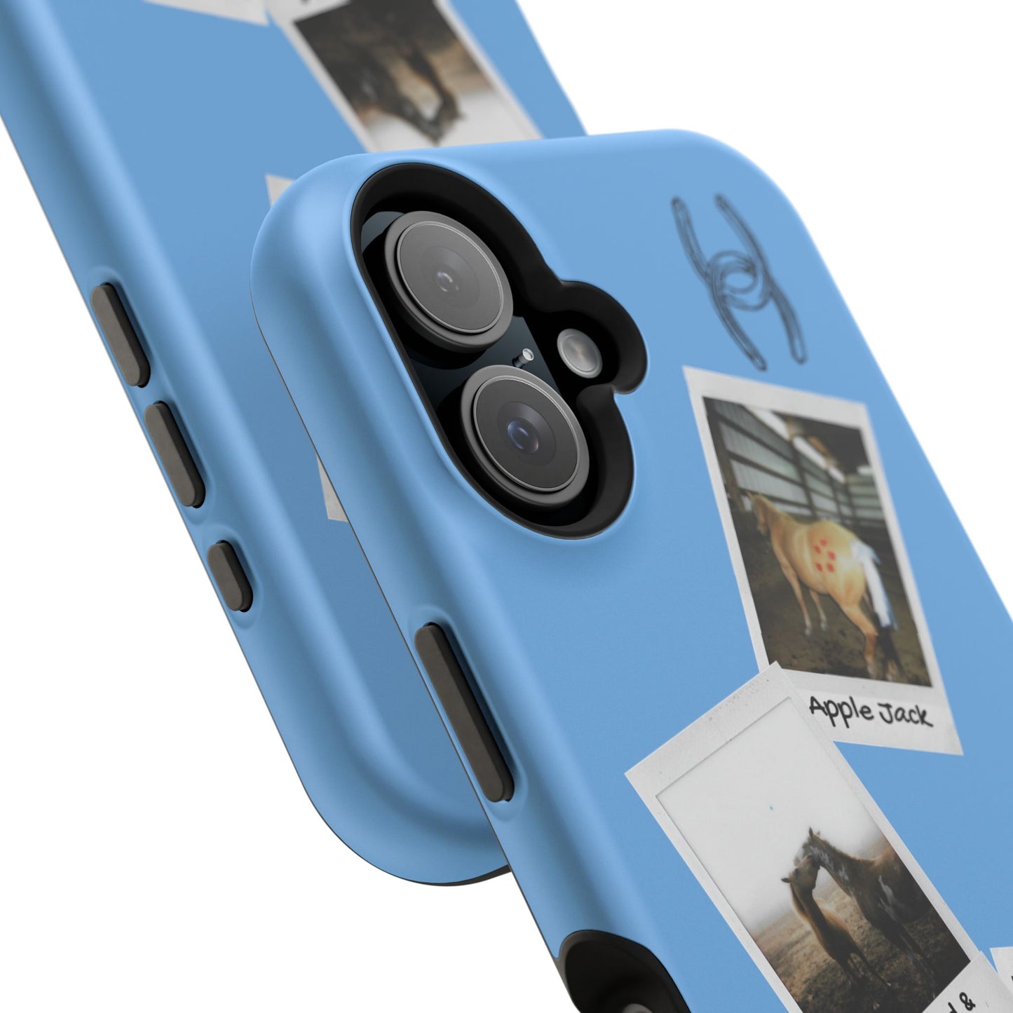 Western Polaroid Phone Case — Magnetic Impact-Resistant Protective Cover