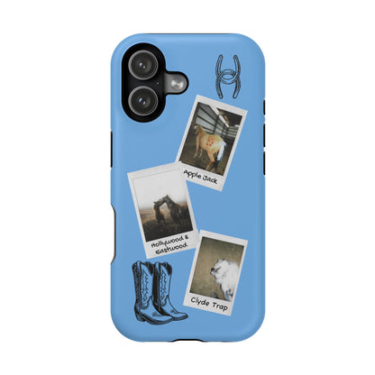 Western Polaroid Phone Case — Magnetic Impact-Resistant Protective Cover