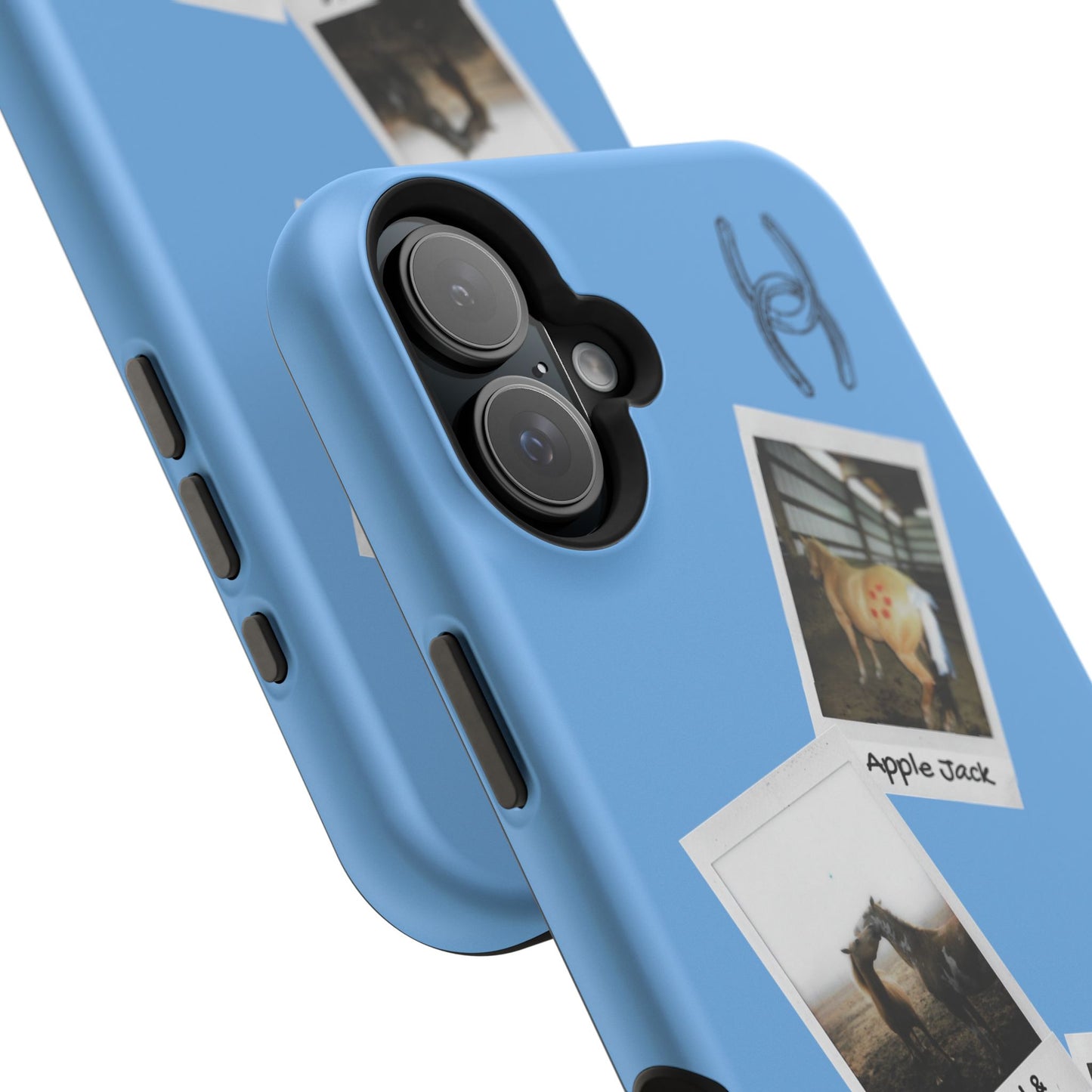 Western Polaroid Phone Case — Magnetic Impact-Resistant Protective Cover