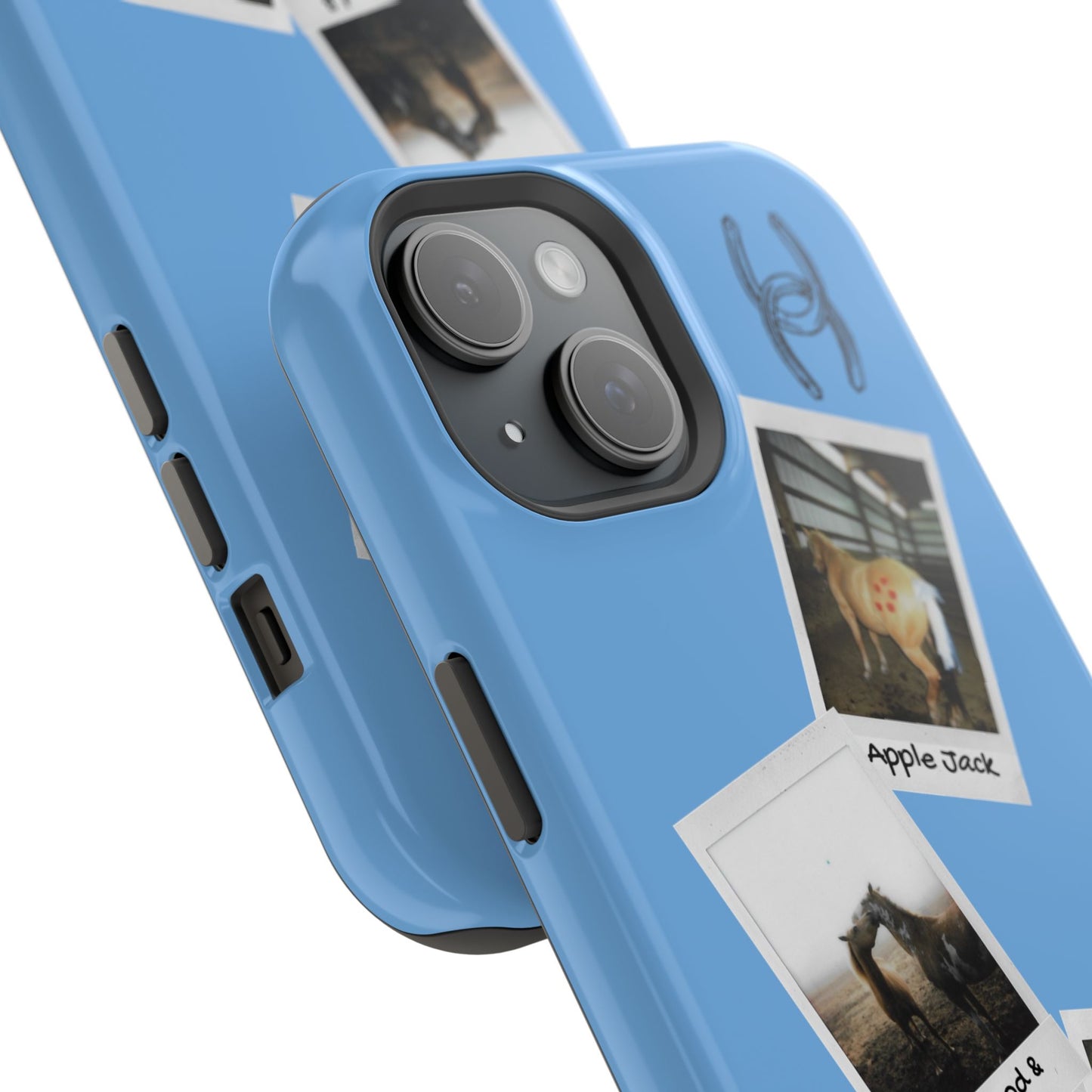 Western Polaroid Phone Case — Magnetic Impact-Resistant Protective Cover