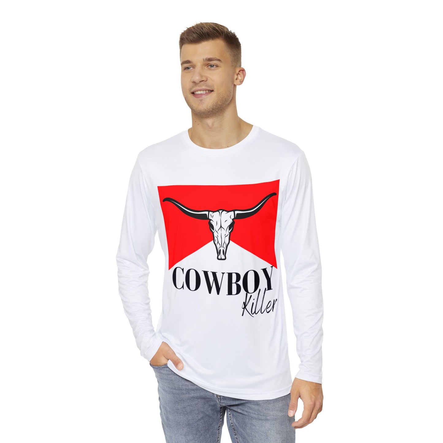 COWBOY KILLER- Men's Long Sleeve AOP Shirt