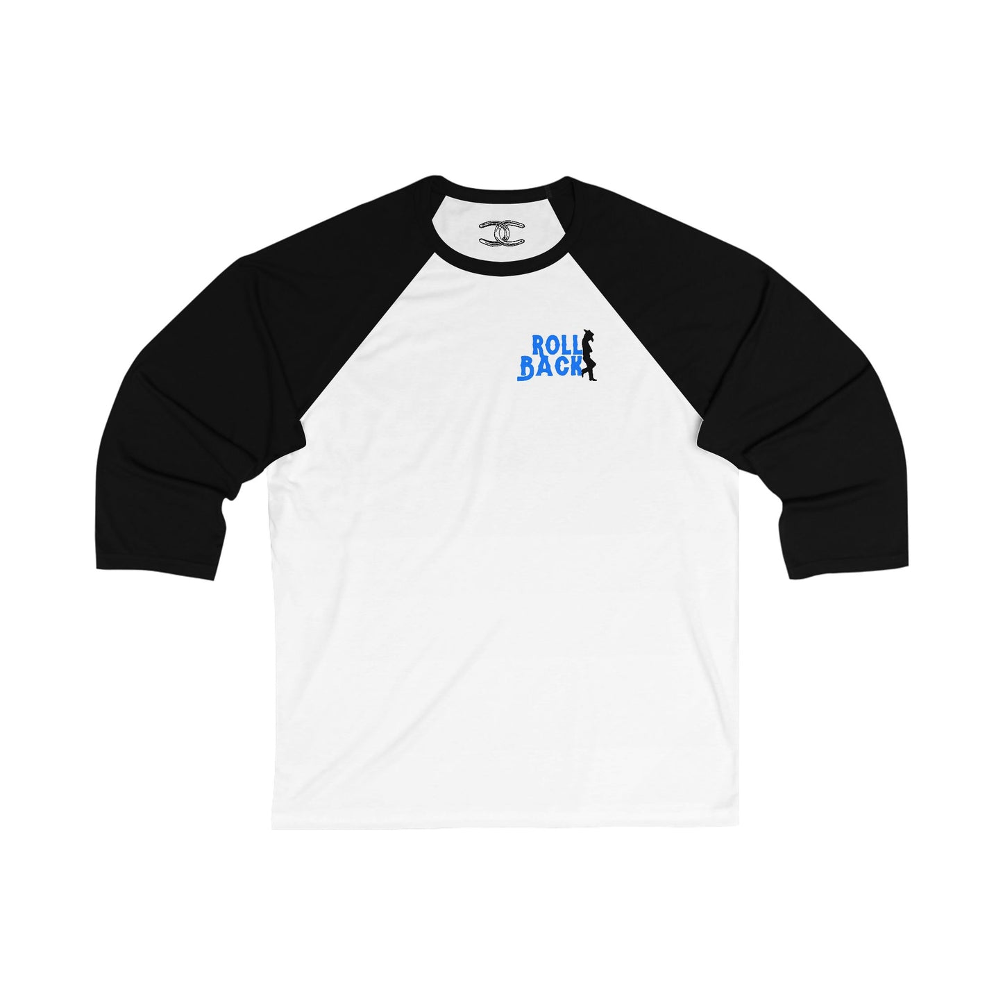 Unisex 3\4 Sleeve Baseball Tee - Roll Back