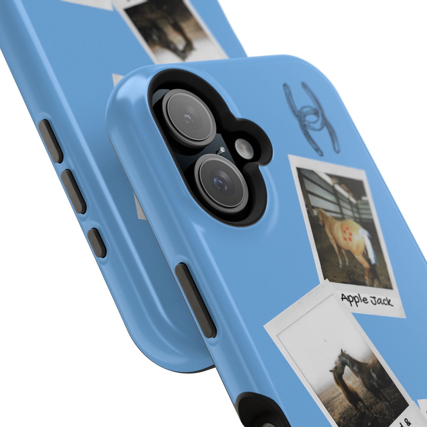 Western Polaroid Phone Case — Magnetic Impact-Resistant Protective Cover