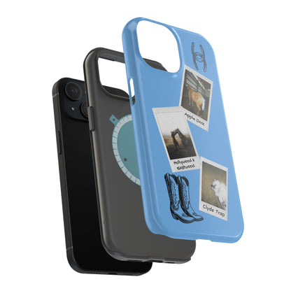 Western Polaroid Phone Case — Magnetic Impact-Resistant Protective Cover