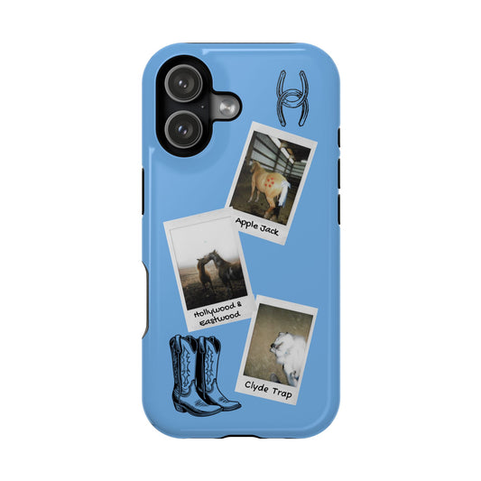 Western Polaroid Phone Case — Magnetic Impact-Resistant Protective Cover