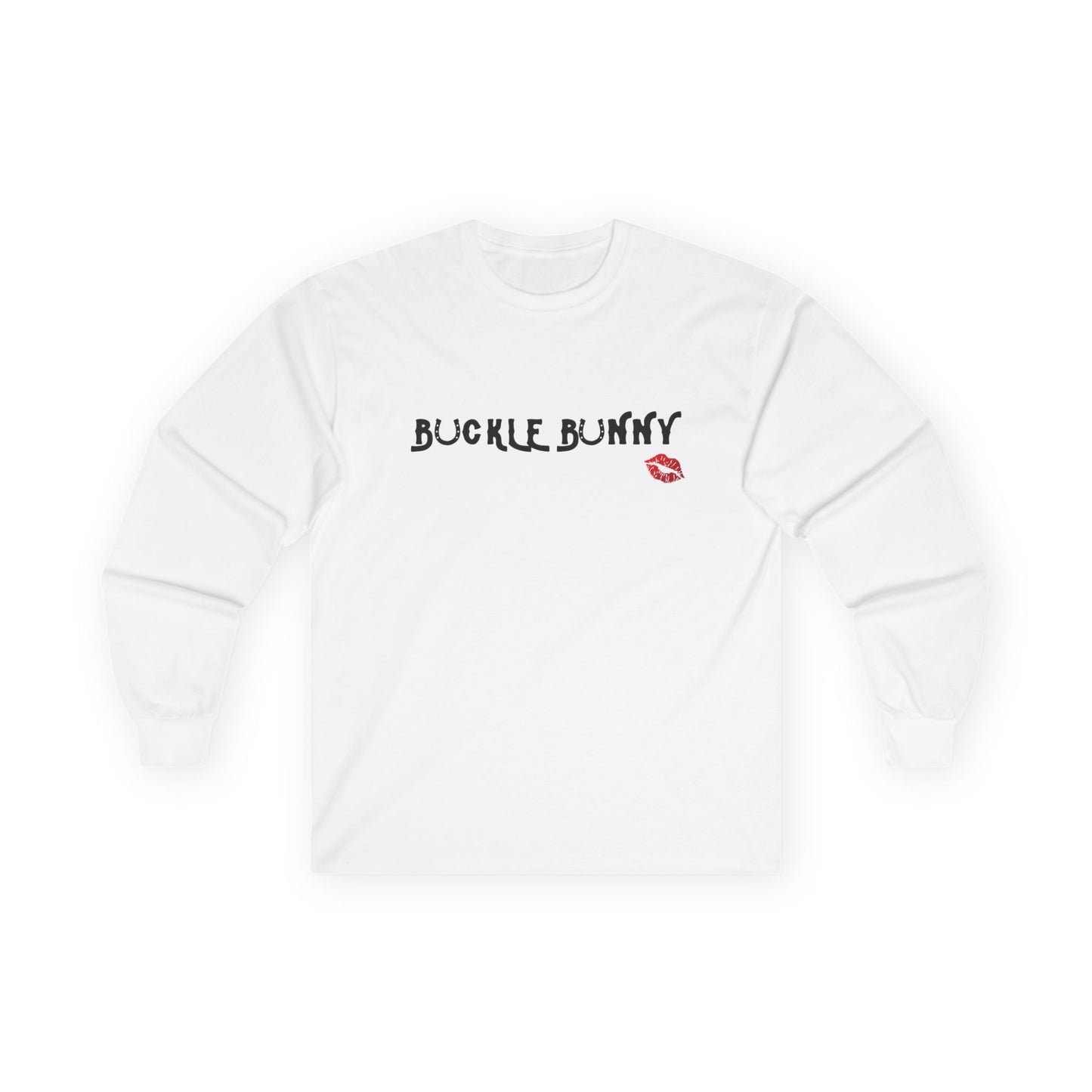 Ultra Cotton Long Sleeve Tee - Buckle Bunny