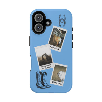 Western Polaroid Phone Case — Magnetic Impact-Resistant Protective Cover